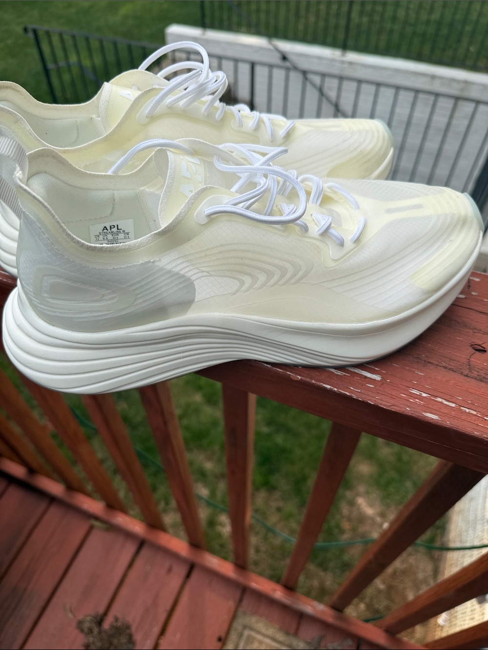 Brand New APL Women's Athletic Sneakers in Cream/White